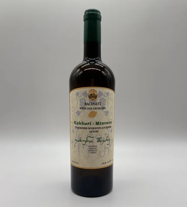 Flasche Kakhuri Mtsvane von Bagineti